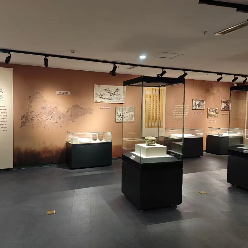 甘肅美術(shù)館專用博物館展柜，甘肅古文物博物館展柜，甘肅私人博物館展柜