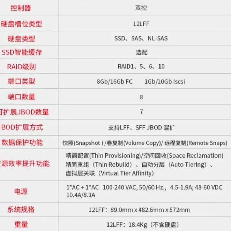 H3C UniStor CF2205 12LFF 3.5寸2U雙控存儲硬盤擴(kuò)展柜 硬盤籠子