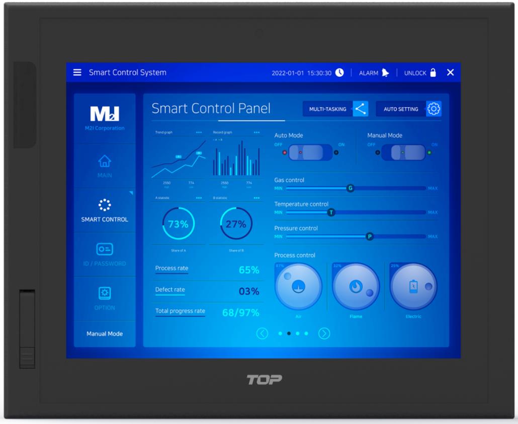 TOPRD1210S + TOPRP10D觸摸屏人機(jī)界面韓國(guó)M2I