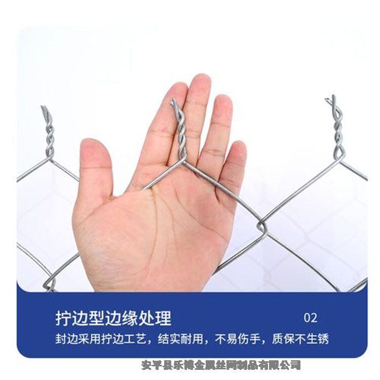 河北鍍鋅菱形鐵絲網(wǎng)廠家供應舟山包塑菱形勾花網(wǎng)嘉興學校體育場圍墻