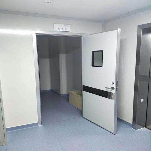 青島帶窗雙開鉛門加工制作