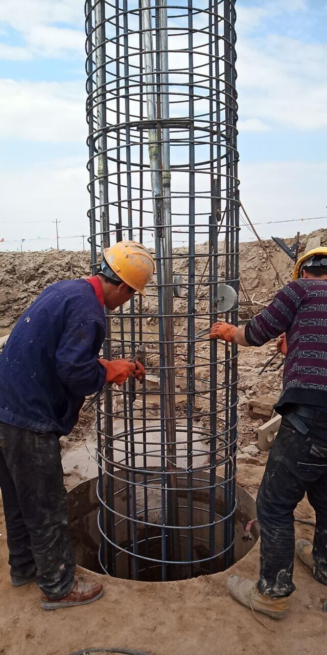 保定高速橋梁樁基打樁施工，鐵路橋基礎(chǔ)打樁施工