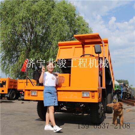 湖南株洲礦用四輪翻斗車有礦安證的礦山車