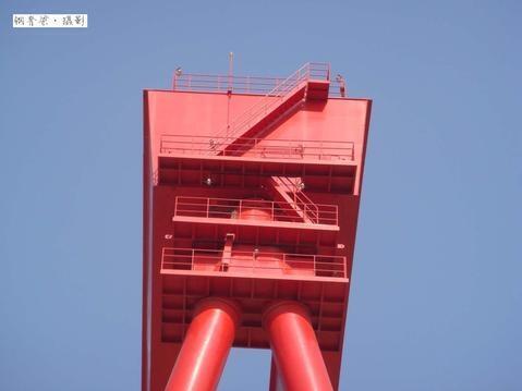 臨江造船廠龍門吊除銹防腐歡迎訪問