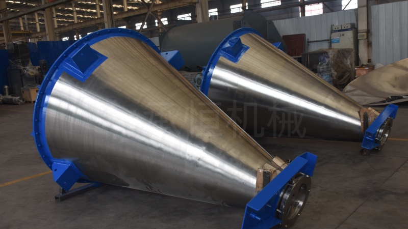 供應(yīng)海參粉混合雙螺旋錐形混合機