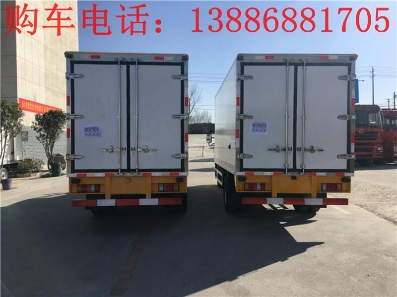 江鈴鮮奶運輸冷藏車出口售價