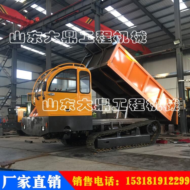 鋼制履帶運輸車 10噸履帶運輸車 挖機底盤履帶運輸車發(fā)往廣西