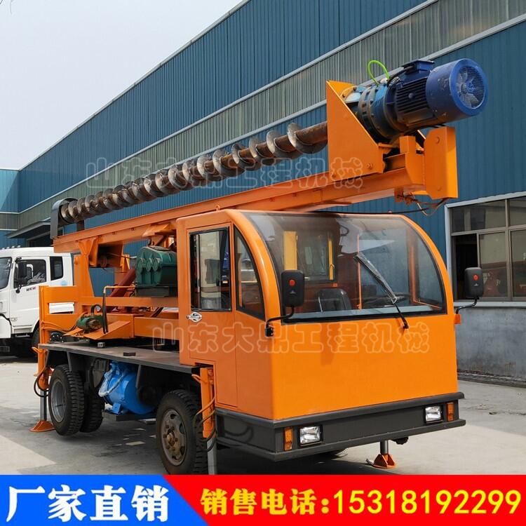 6-12米地基打樁機 農(nóng)村建房地基打樁機 270度車載式地基打樁機