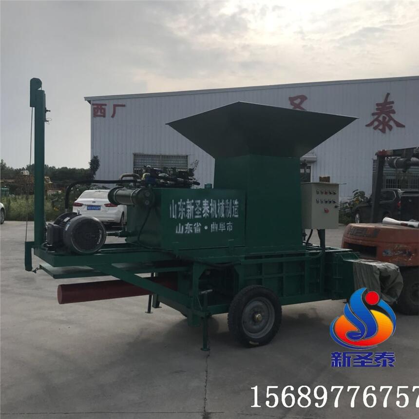 臥式廢紙箱液壓打包機(jī)