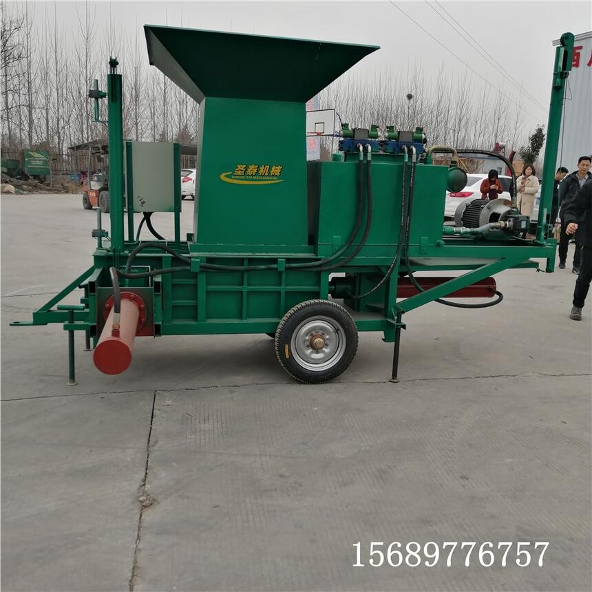玉米秸稈青儲黃儲套袋液壓打包機 壓塊機生產(chǎn)廠家