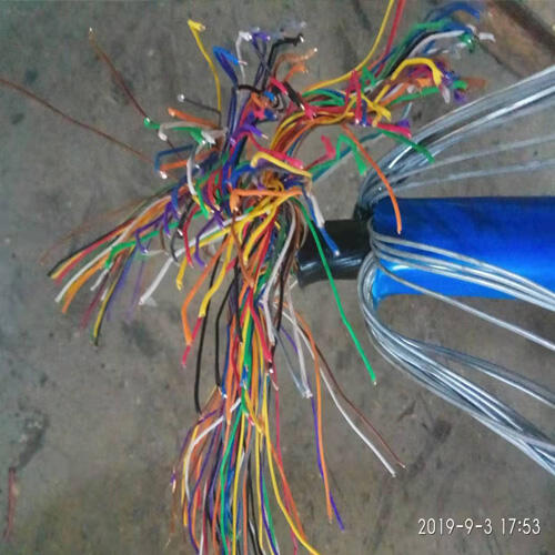 鋼絲鎧裝大對數(shù)礦用電纜天聯(lián)MHYV成品庫，發(fā)貨及時