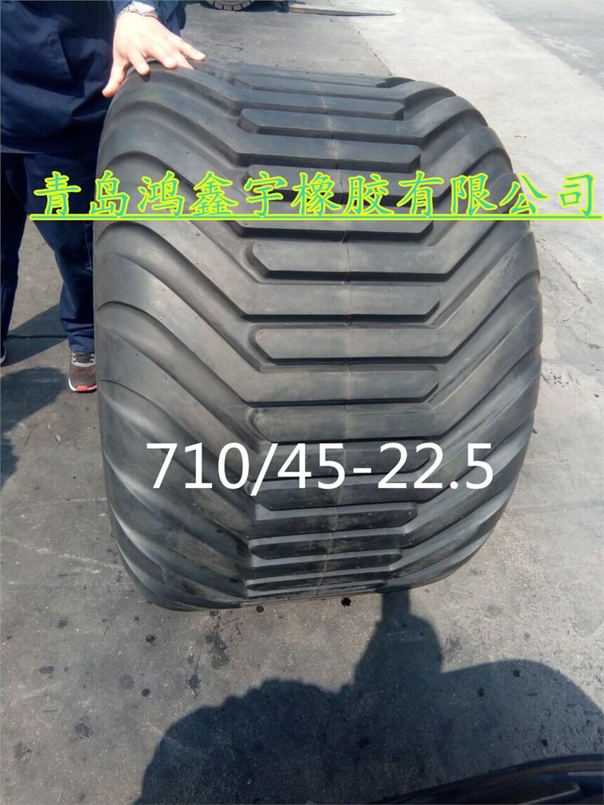 批發(fā)農(nóng)場專用胎710/45-22.5捆草機輪胎草地輪胎現(xiàn)貨配套鋼圈