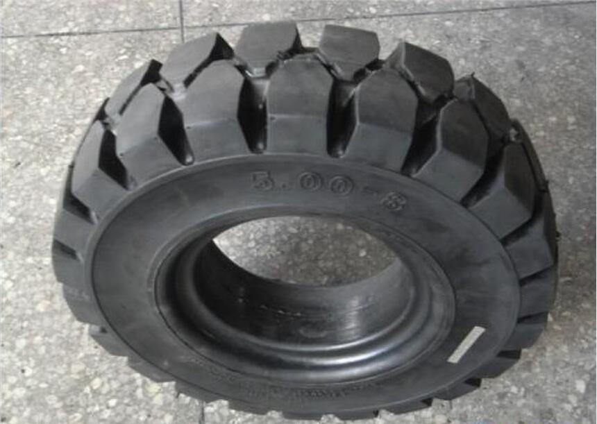 杭叉實(shí)心發(fā)泡輪胎500-8工業(yè)叉車升降機(jī)輪胎