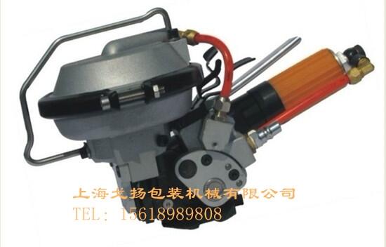 小型氣動鋼帶打包機(jī)KZ-19/16組合式打包機(jī)寧波空調(diào)配件打包機(jī)