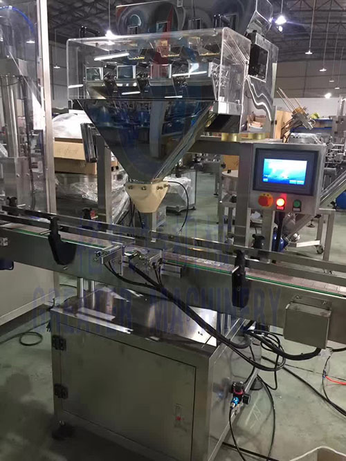 電子秤顆粒灌裝機(jī) 味精、食鹽瓶裝分裝填充灌裝機(jī)