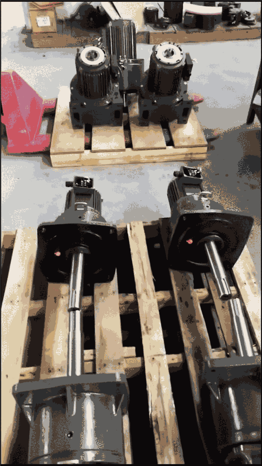CPG晟邦精工生產(chǎn)立式CV特制加長軸620mm可開中心孔及鍵槽、減速電機(jī)，防爆電機(jī)減速機(jī)