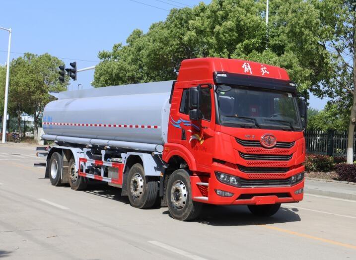 解放21立方前四后六18噸普貨供液車 罐式運(yùn)輸車價格