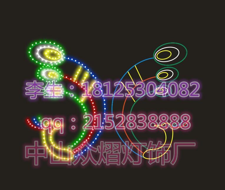 和諧富強(qiáng)LED造型燈 過(guò)街燈燈畫 路燈桿造型燈 公園夜景燈光亮化
