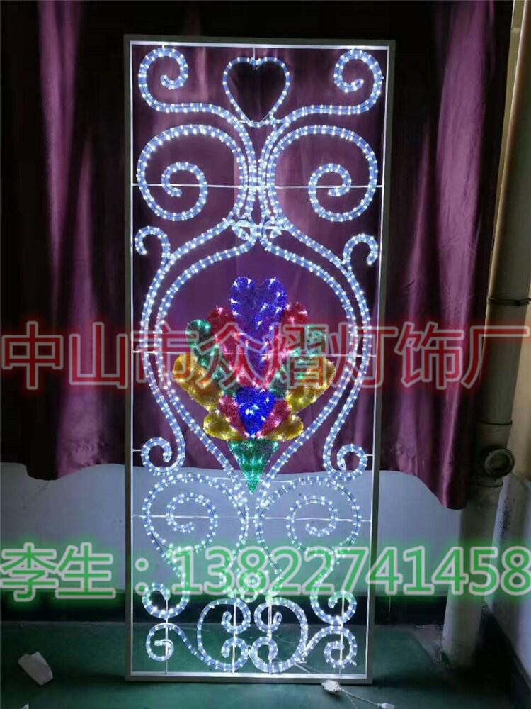 led中國結，福字雙耳結，西安古建筑發(fā)光中國結燈