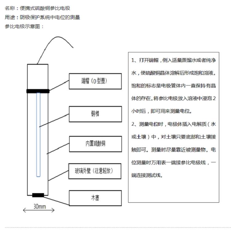 硫酸銅參比電極犧牲陽極測量數(shù)據(jù)