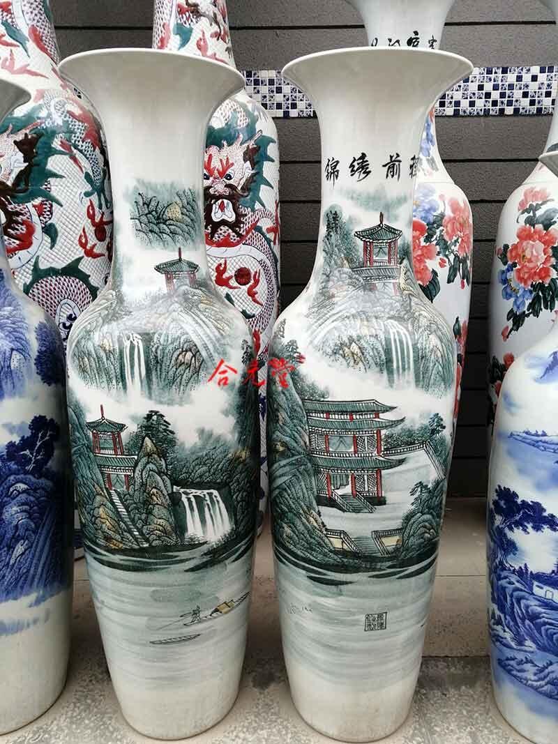 開業(yè)禮品大花瓶定做 分店公司開張大吉贈送落地大花瓶擺件