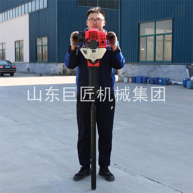 巨匠便攜式土壤取樣鉆機(jī) 10米工程地質(zhì)勘察鉆機(jī)輕便高效