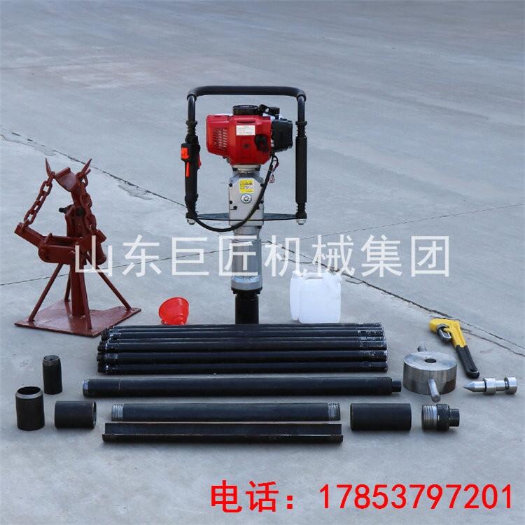 汽油機(jī)動(dòng)力土壤取樣鉆機(jī) 15米環(huán)境檢測(cè)淺層取土樣鉆機(jī)