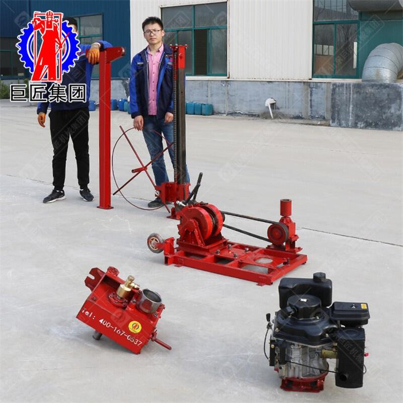 QZ-3型柴油動(dòng)力50米取樣鉆機(jī)工程地質(zhì)勘探鉆機(jī)可拆解裝車