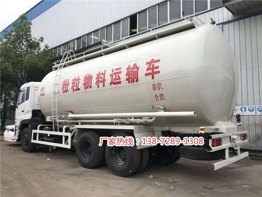 不超限前四后八東風(fēng)天錦粉粒物料運輸車多少錢