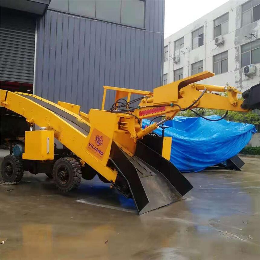 礦用電動小型實心輪式扒渣機 適用于平巷皮帶式耙碴機 扒取力強