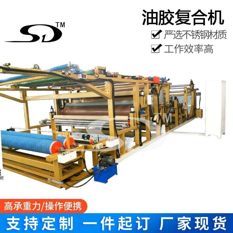 墻布復(fù)合機(jī),膠點轉(zhuǎn)移復(fù)合機(jī),油膠機(jī)涂布機(jī)Wall cloth laminating
