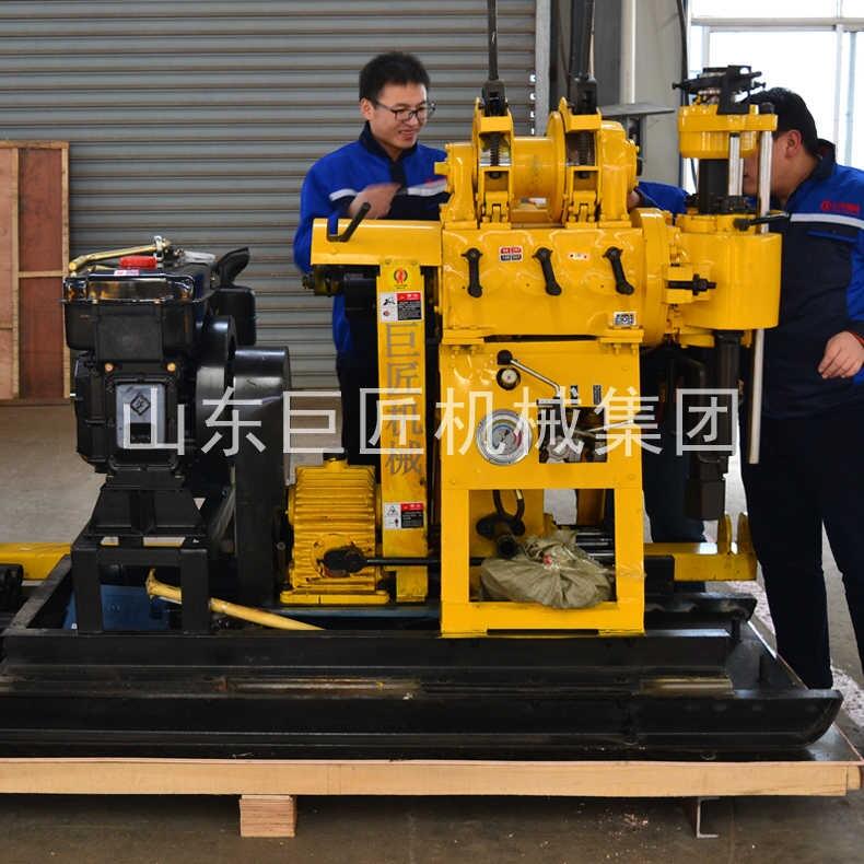 山東巨匠HZ-130YY百米勘探鉆機(jī)液壓巖芯鉆機(jī)移動更方便