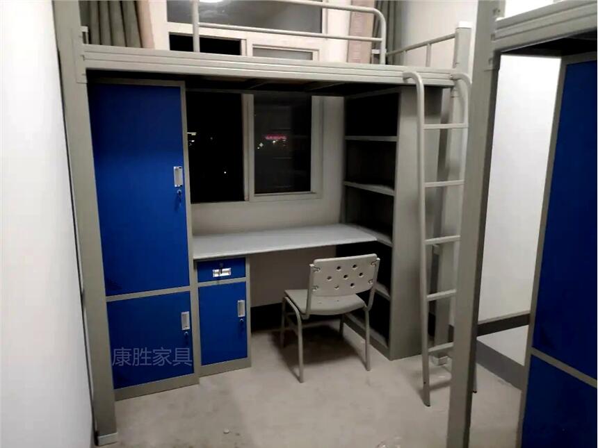 上下公寓床2022年新款 康勝 學(xué)生宿舍組合床帶書桌衣柜
