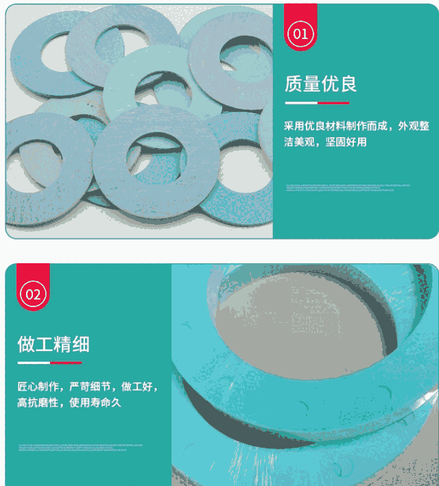 壓縮纖維墊片 纖維增強墊片 無石棉密封墊片