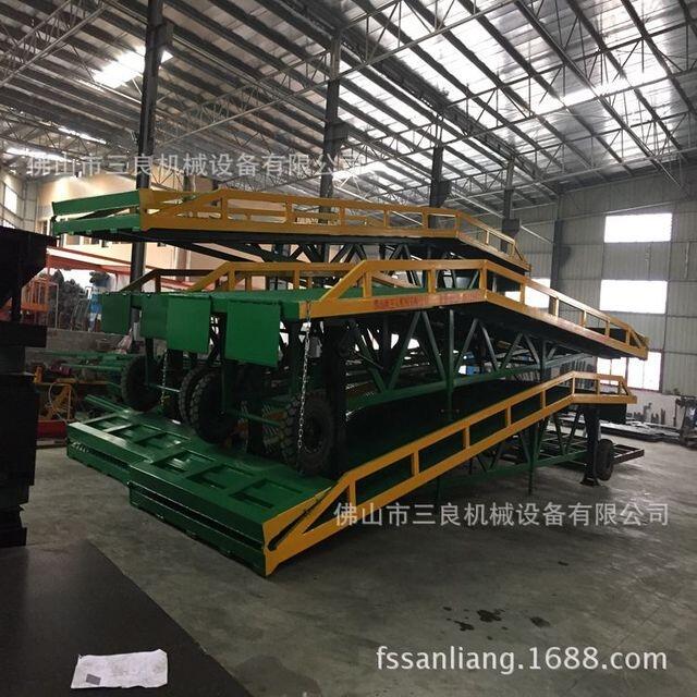 廠家現(xiàn)貨批發(fā)移動式登車橋叉車集裝箱卸貨平臺10噸裝柜液壓登車橋