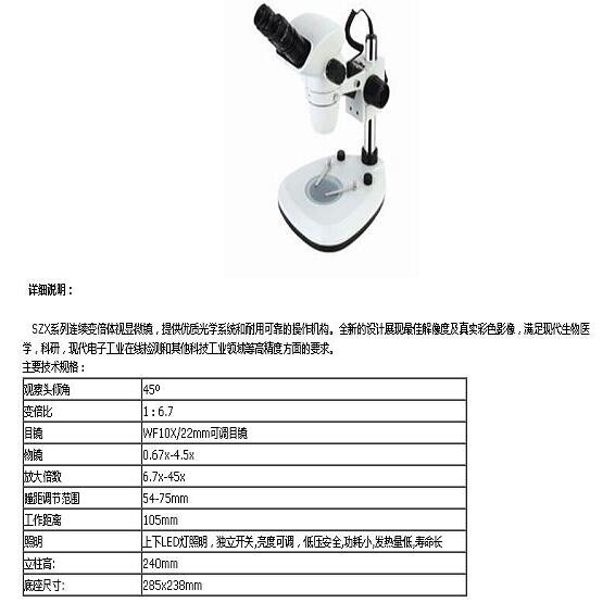 SZX體視顯微鏡