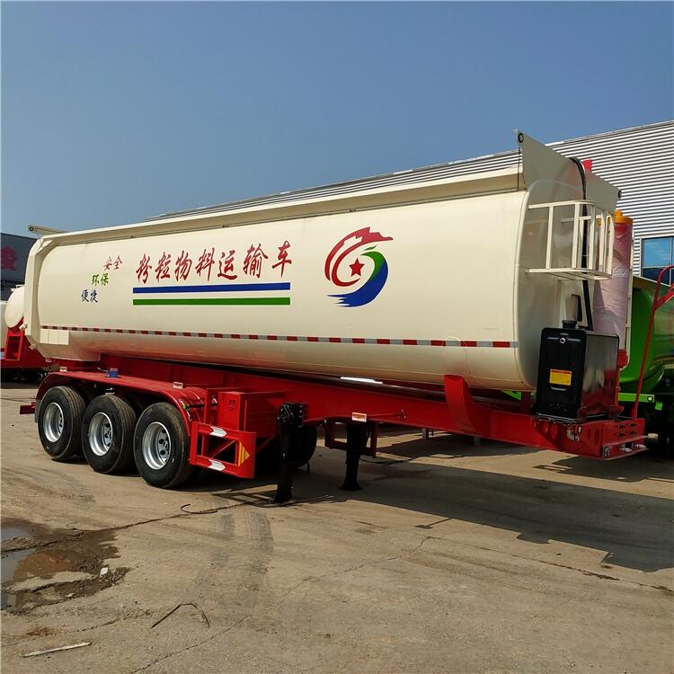 泰州36立方罐式后翻自卸半掛車價格