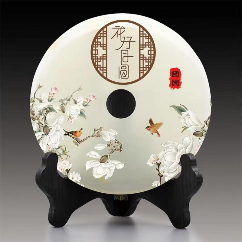 煥環(huán)祥|壹碼游天下 景區(qū)碼社區(qū)碼定制玉石擺件 來(lái)訪掃碼登記 配底座