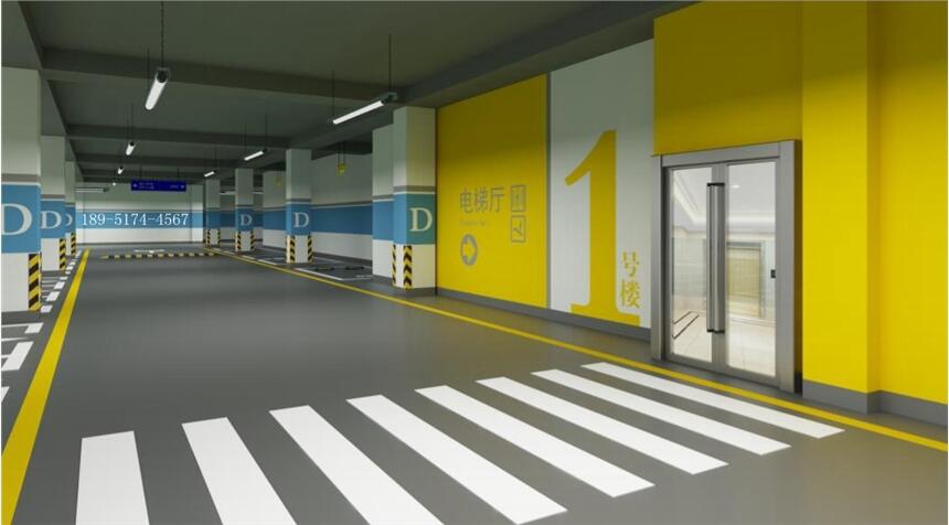 南京道路劃線2022年達(dá)尊地下車庫停車場導(dǎo)視和功能