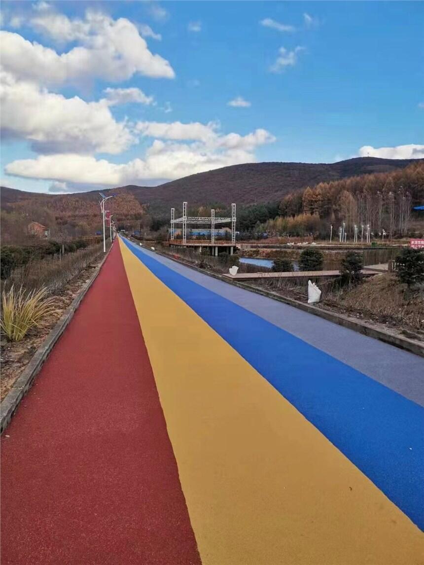 南京道路劃線「價(jià)格實(shí)惠」達(dá)尊彩色防滑路面
