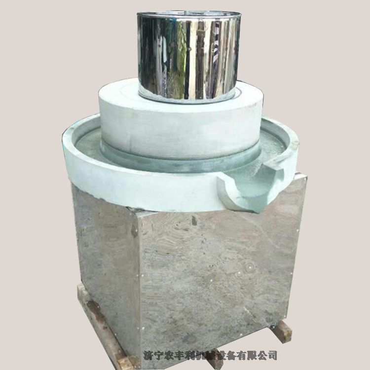 電動石磨機小型石磨磨米漿圖片石頭磨盤價格