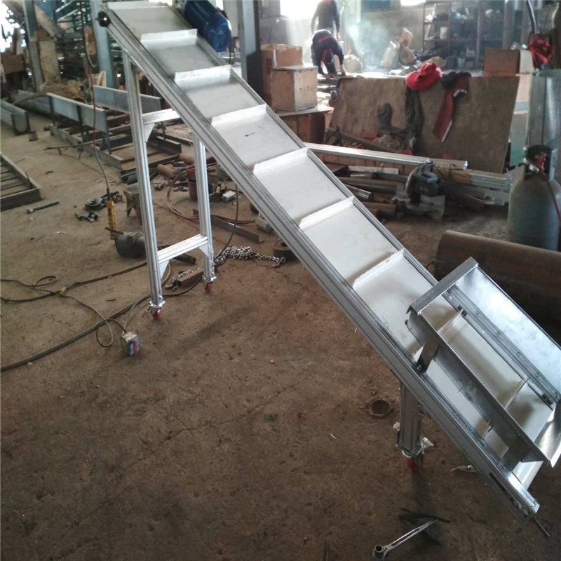 糧食皮帶輸送機鋁型材皮帶機防爆電機 食品包裝輸送機