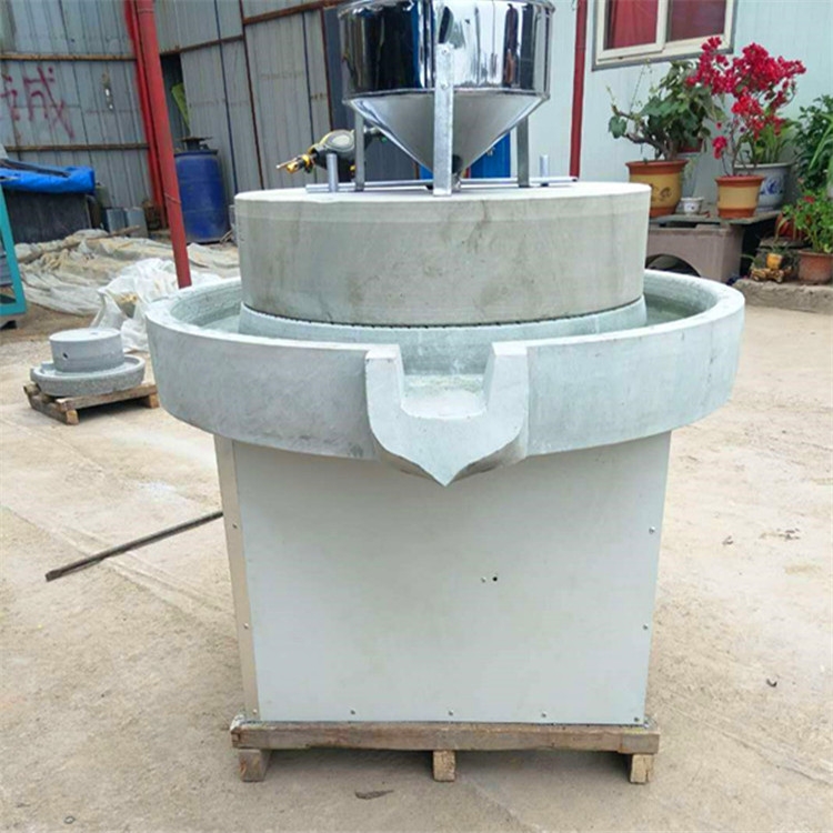 花崗巖石石磨機  小型電動石磨機  自動上料電動石磨機