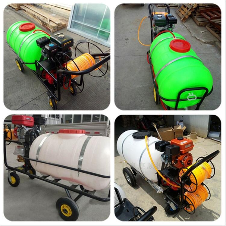 汽油噴藥機， 自走式四輪打藥機自動卷管打藥機