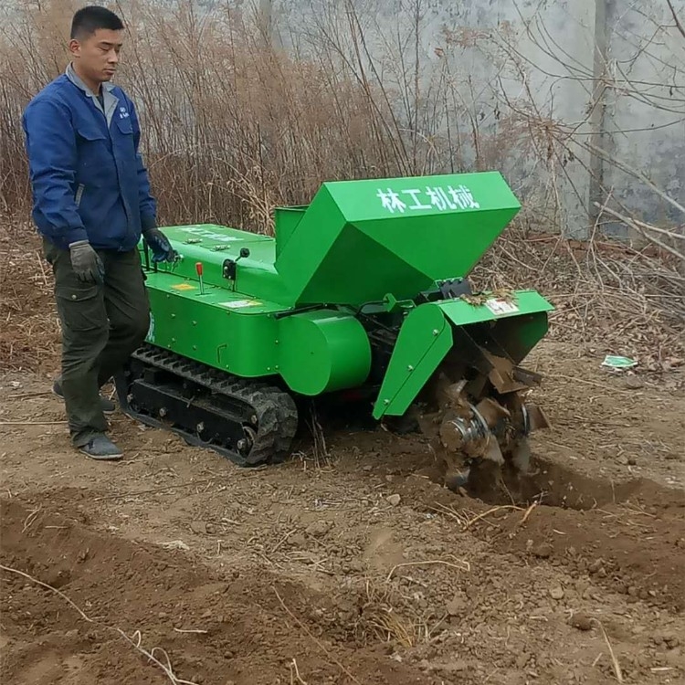 大棚自走式旋耕施肥回填機