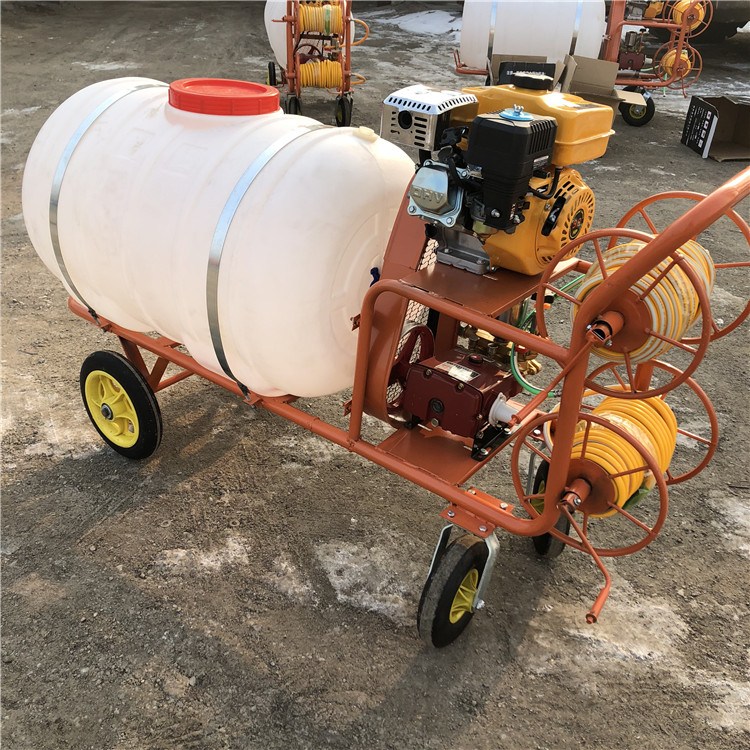 多噴頭高壓噴霧機(jī) 大馬力噴霧器 推車(chē)式帶桶噴藥機(jī)