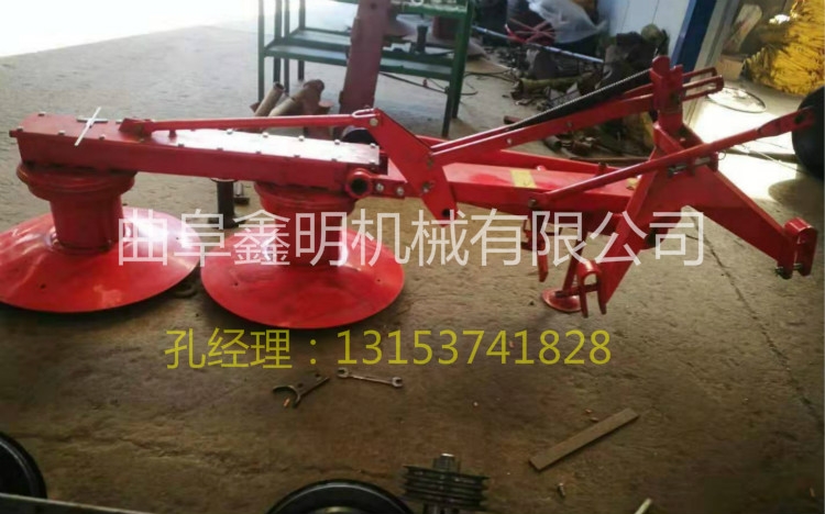 四輪牧草野草收割機廠家 前置雙圓盤割草機 雙圓盤割草機現(xiàn)貨