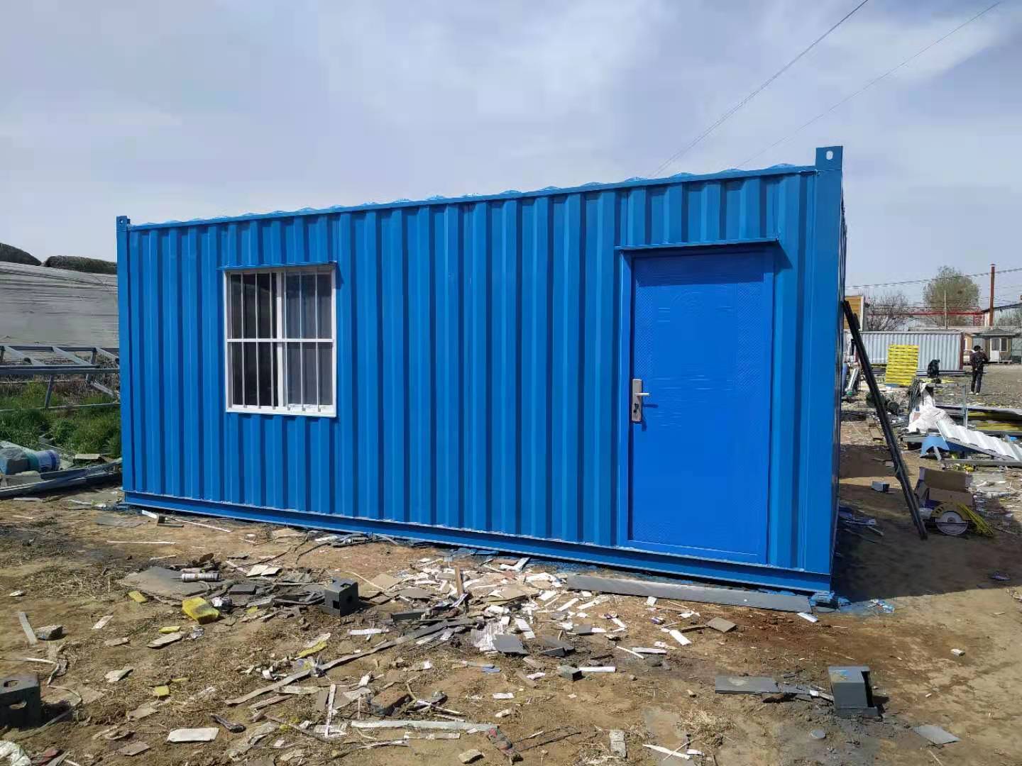 石家莊定制彩鋼房住人集裝箱搭建配電房鍋爐房