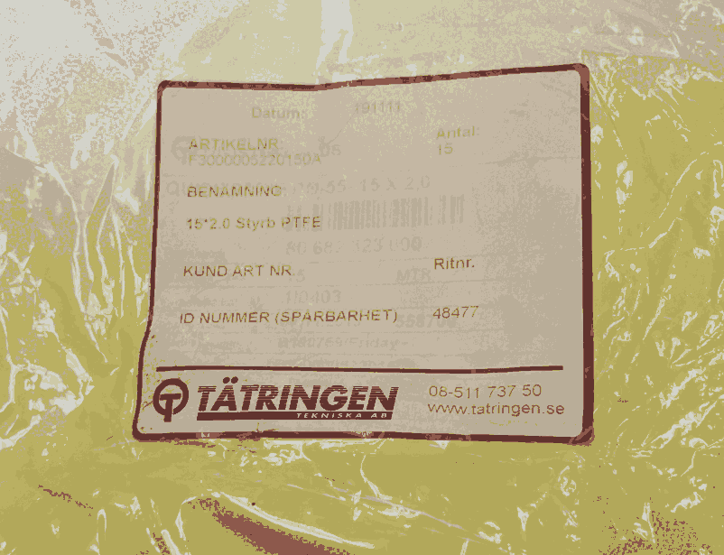 供應(yīng)瑞士TATRINGEN 15*2.0 密封件、密封圈現(xiàn)貨