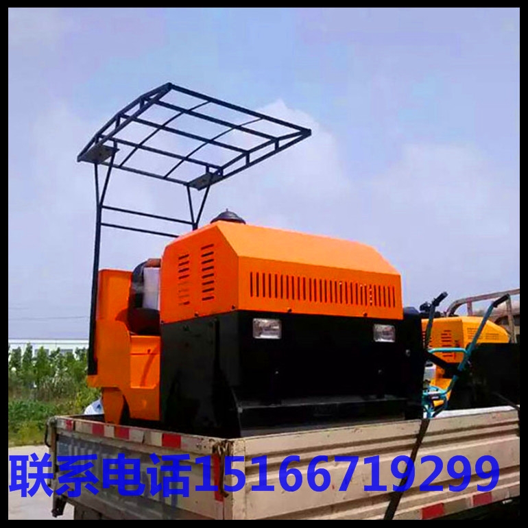 手扶單輪壓路機(jī) 果園大棚小型振動(dòng)碾廠(chǎng)家